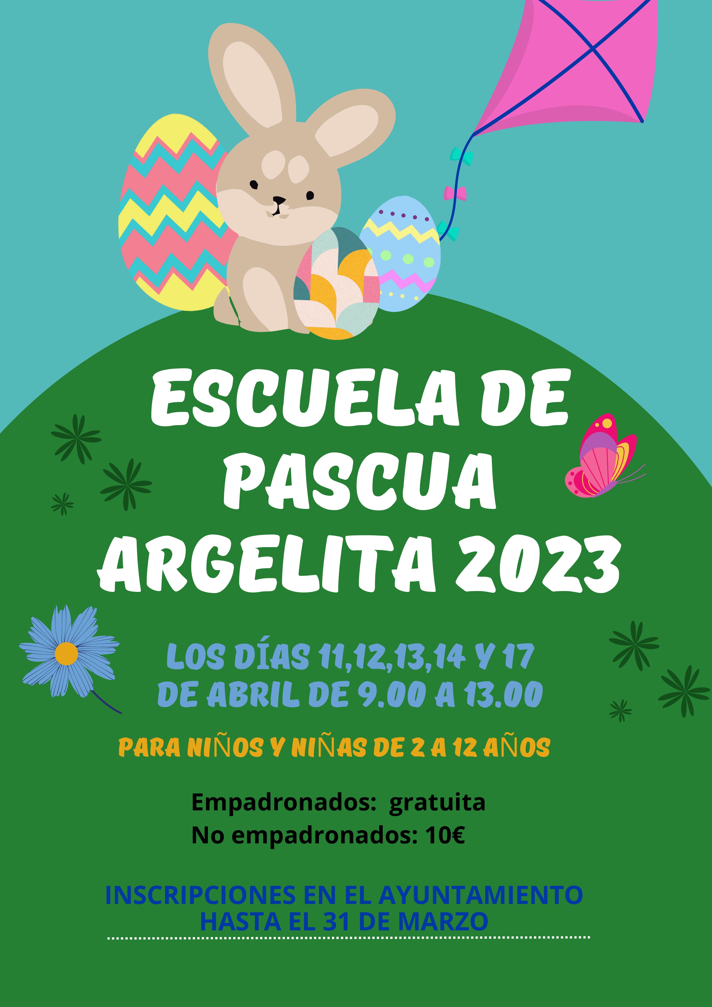 ESCUELA DE PASCUA DE ARGELITA 2023